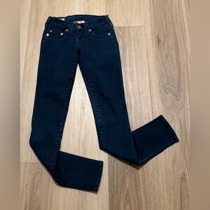 True Religion Women’s Dark Blue Skinny Jeans size 23